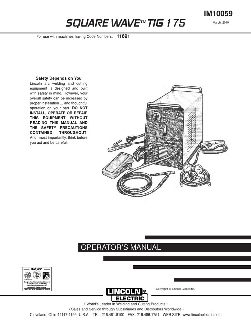 Lincoln Electric SQUARE WAVE IM10059 Operator's manual