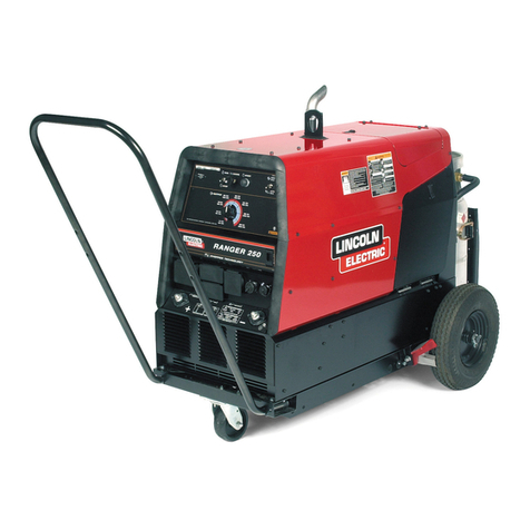 Lincoln Electric RANGER 250 IM833-C User manual