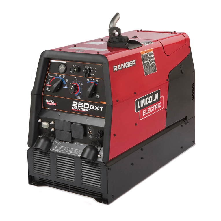 Lincoln Electric RANGER 250 GXT (AU) Operator's manual
