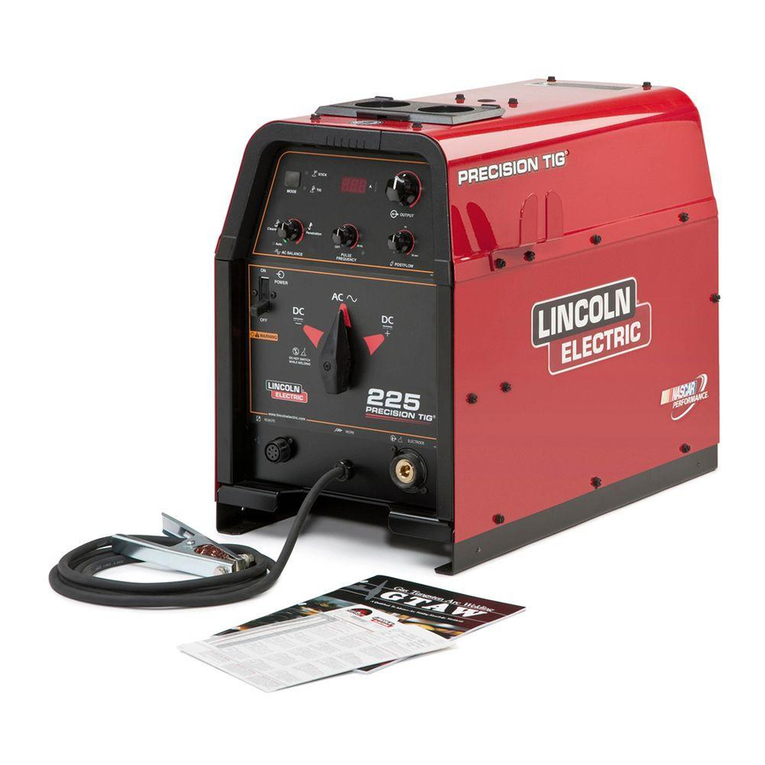 Lincoln Electric Precision TIG 225 Operator's manual