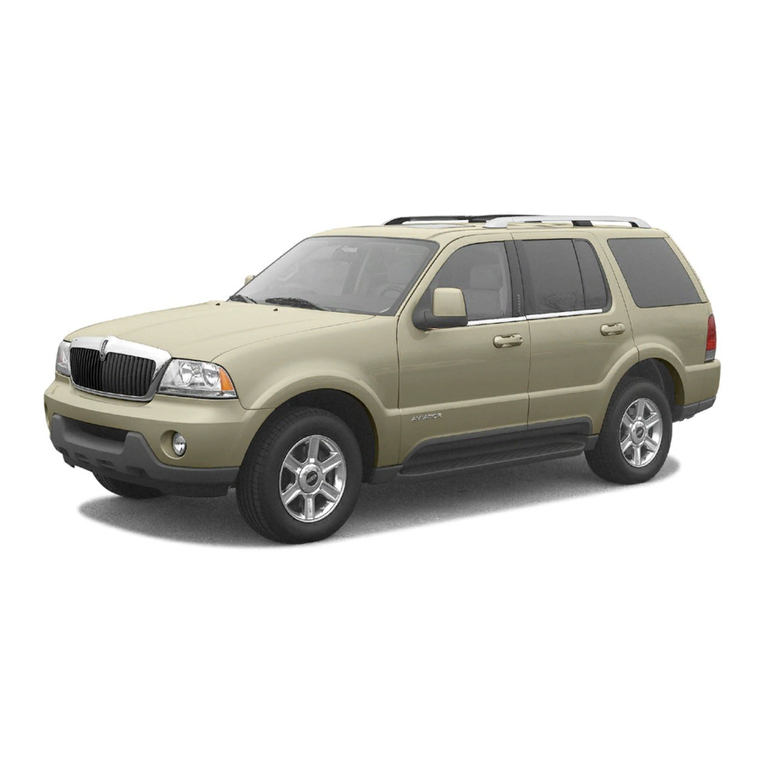 Lincoln Aviator 2003 owner's guide