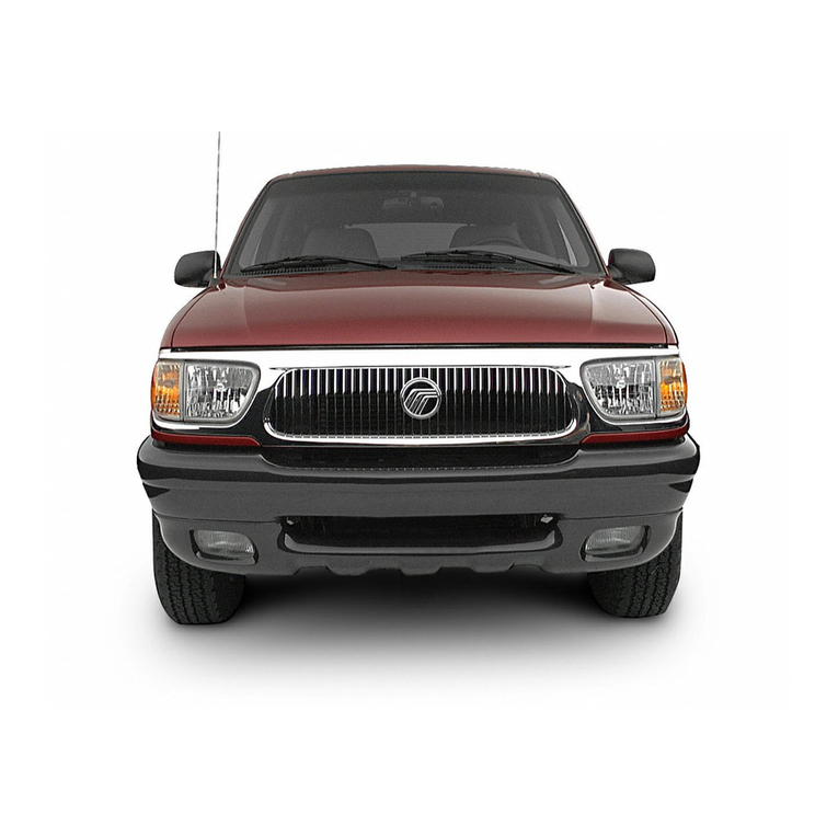 Mercury Mountaineer 1997 User manual