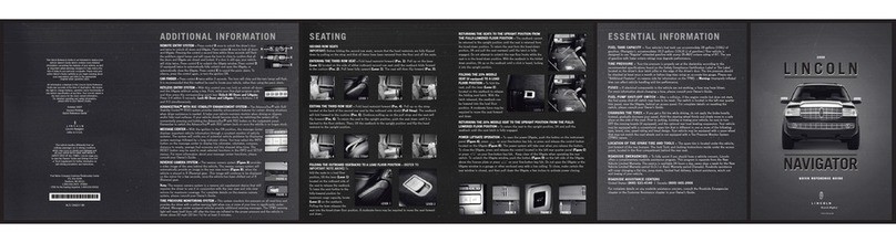 Lincoln Navigator 2008 User manual