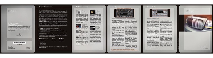 Lincoln Aviator 2004 User manual