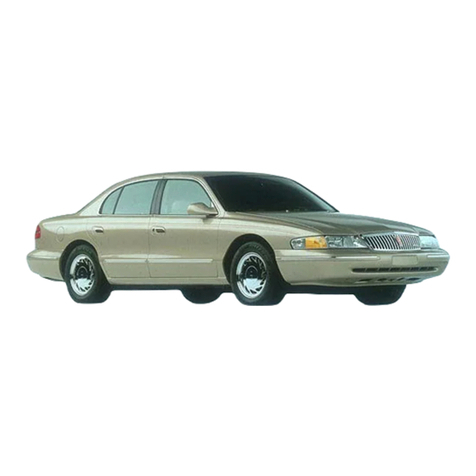 Lincoln 1998 Continental User manual Lincoln 1998 Continental User manual