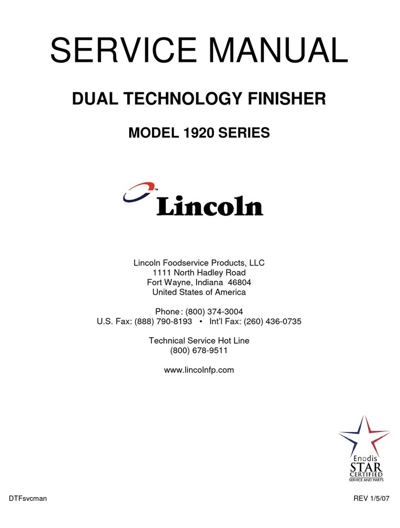 Lincoln Dual Technology Finisher 1921 Service manual