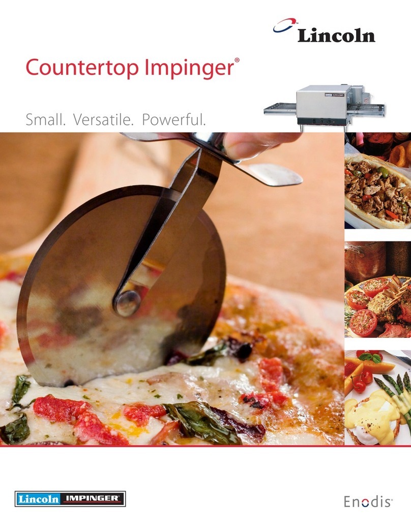 Lincoln Countertop Impinger User manual