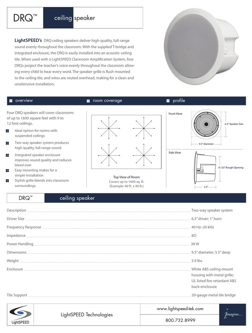 LightSpeed Technologies DRQ Specification sheet