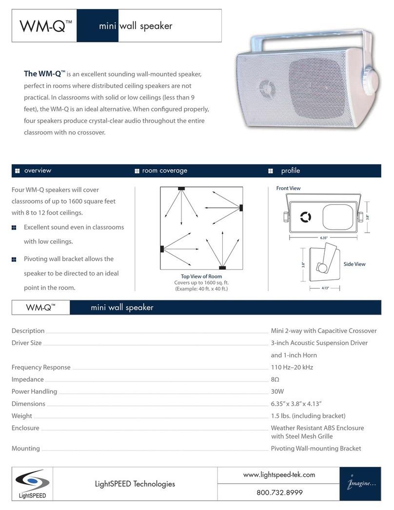 LightSpeed Technologies WM-Q User manual