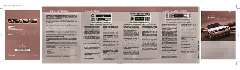 Lincoln 2004 LS User manual