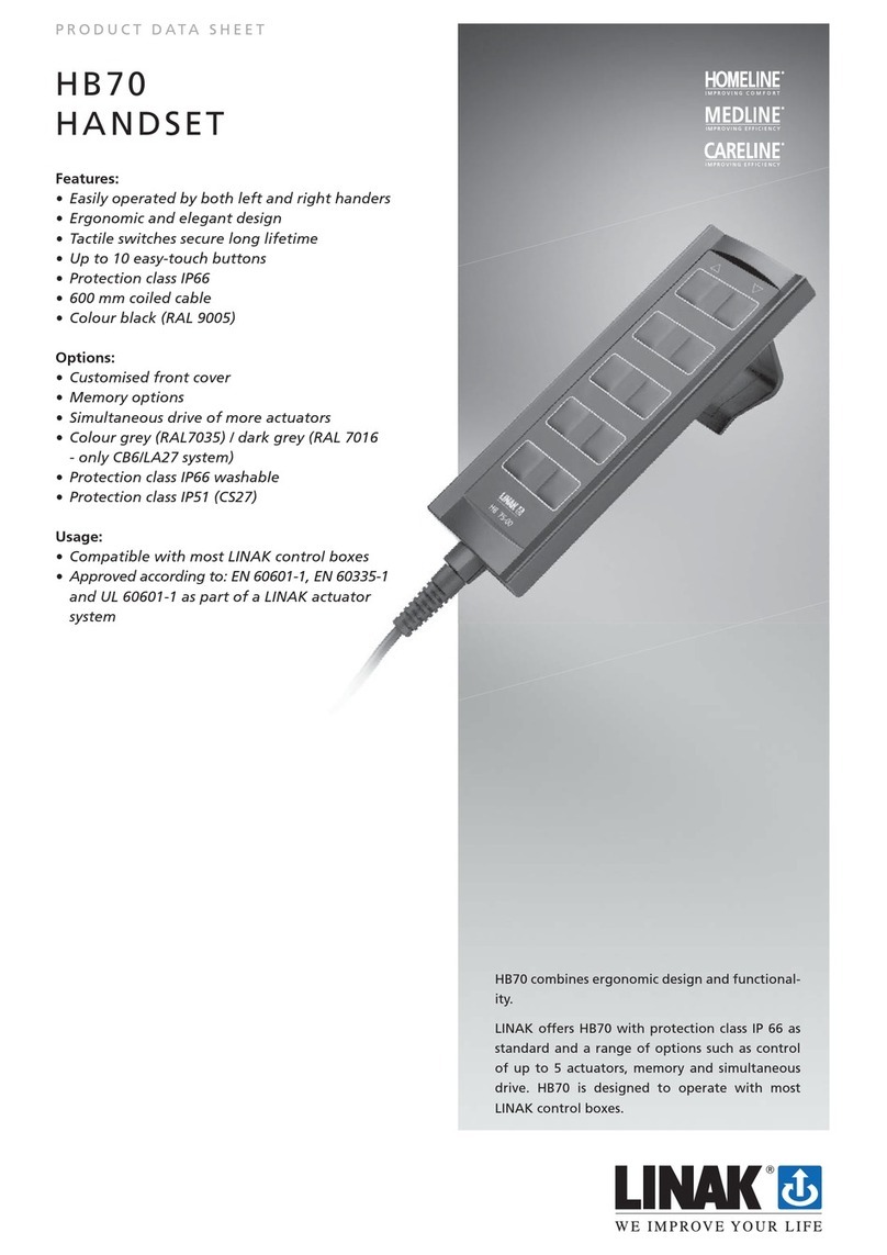 Linak HB70 Operational manual