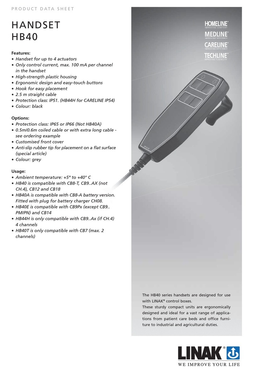 Linak HB40 Operational manual