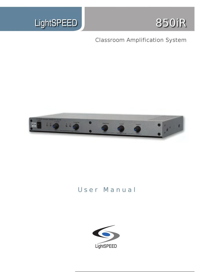 LightSpeed Technologies 850iR User manual