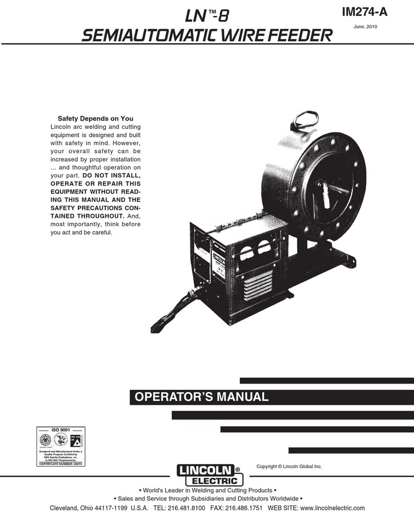 Lincoln Electric IM274-A Operator's manual