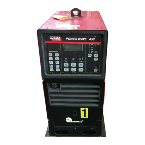 Lincoln Electric INVERTEC POWER WAVE 450 SVM112-B Service manual