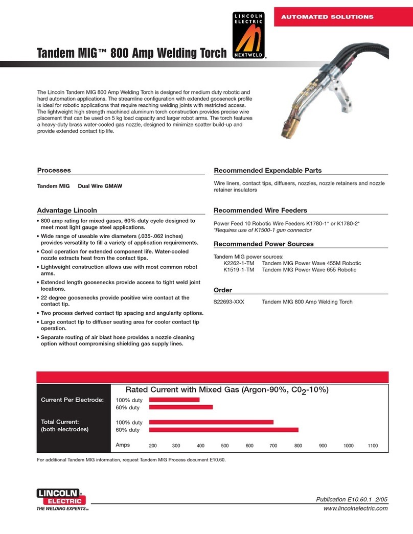 Lincoln Electric 900 Brochure & specs