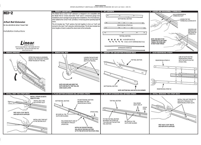 Linear HCI+2 installation instructions