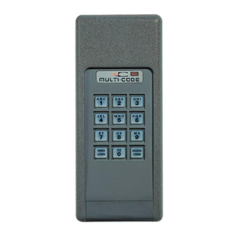 Linear MULTI-CODE 4200 User manual