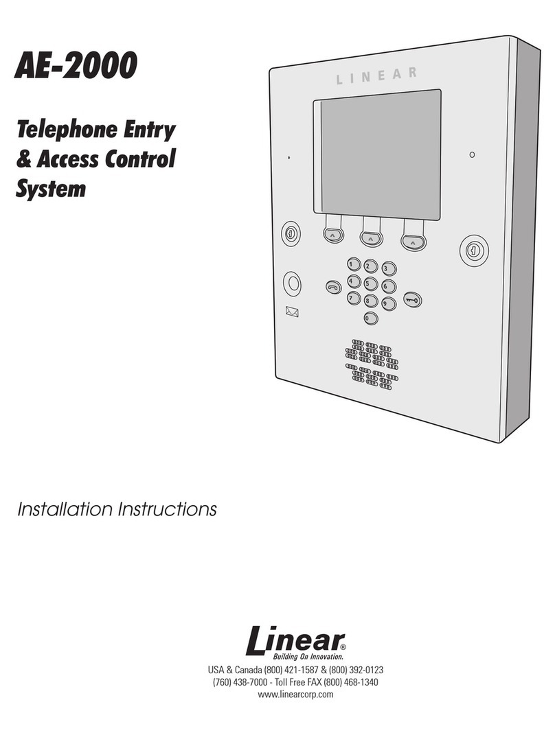 Linear AE-2000 User manual