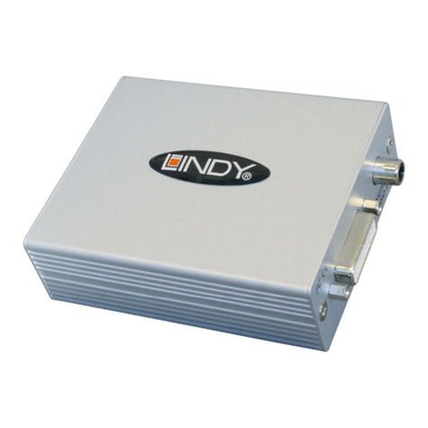 Lindy DVI + SPDIF to HDMI Converter 32559 User manual Lindy DVI + SPDIF to HDMI Converter 32559 User manual