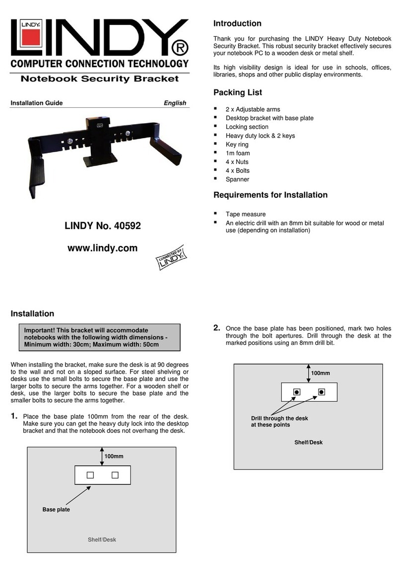 Lindy 40592 installation guide