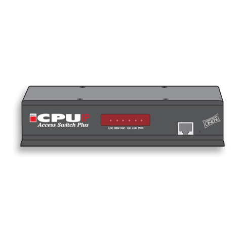 Lindy CPU IP Access Switch Plus User manual Lindy CPU IP Access Switch Plus User manual