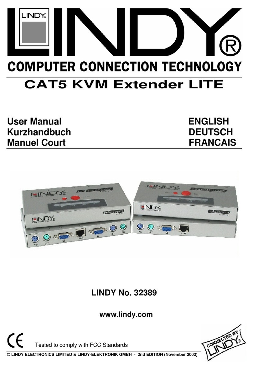 Lindy CAT5 user manual
