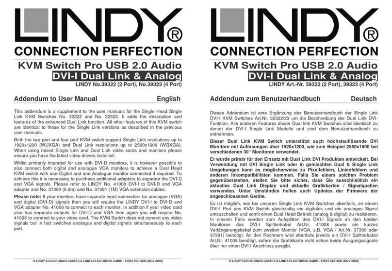 Lindy 39322 Installation and operating instructions Lindy 39322 Installation and operating instructions