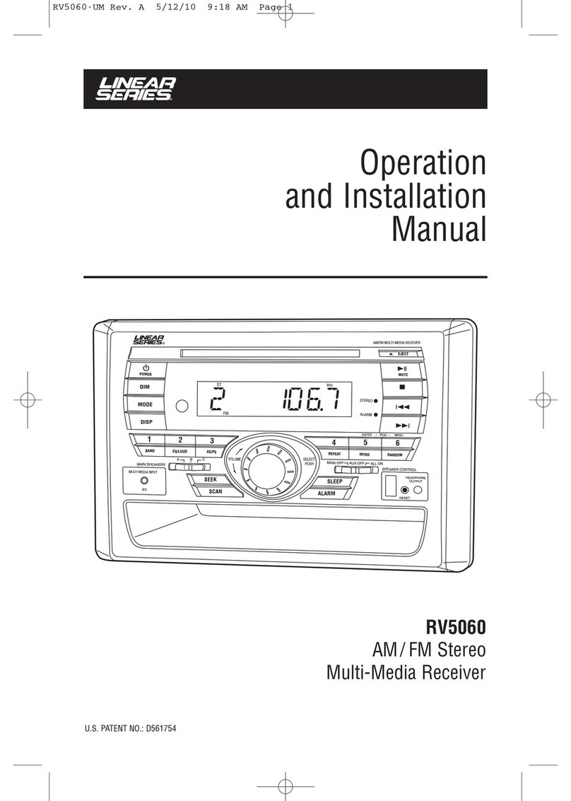Magnadyne RV5060 Specification sheet