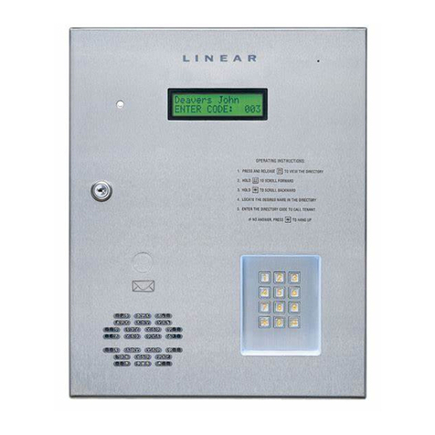 Linear AE-1000 User manual