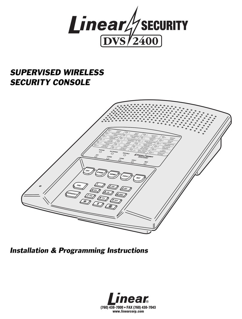 Linear Security DVS-2400 Installation manual
