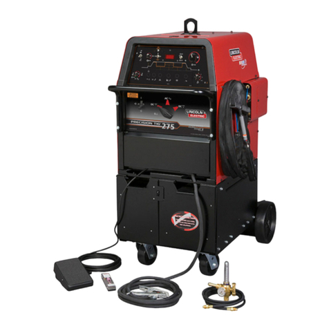 Lincoln Electric PRECISION TIG 275 SVM162-B Service manual Lincoln Electric PRECISION TIG 275 SVM162-B Service manual