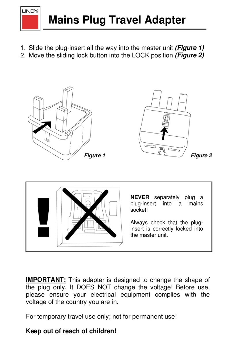 Lindy 73013 user manual