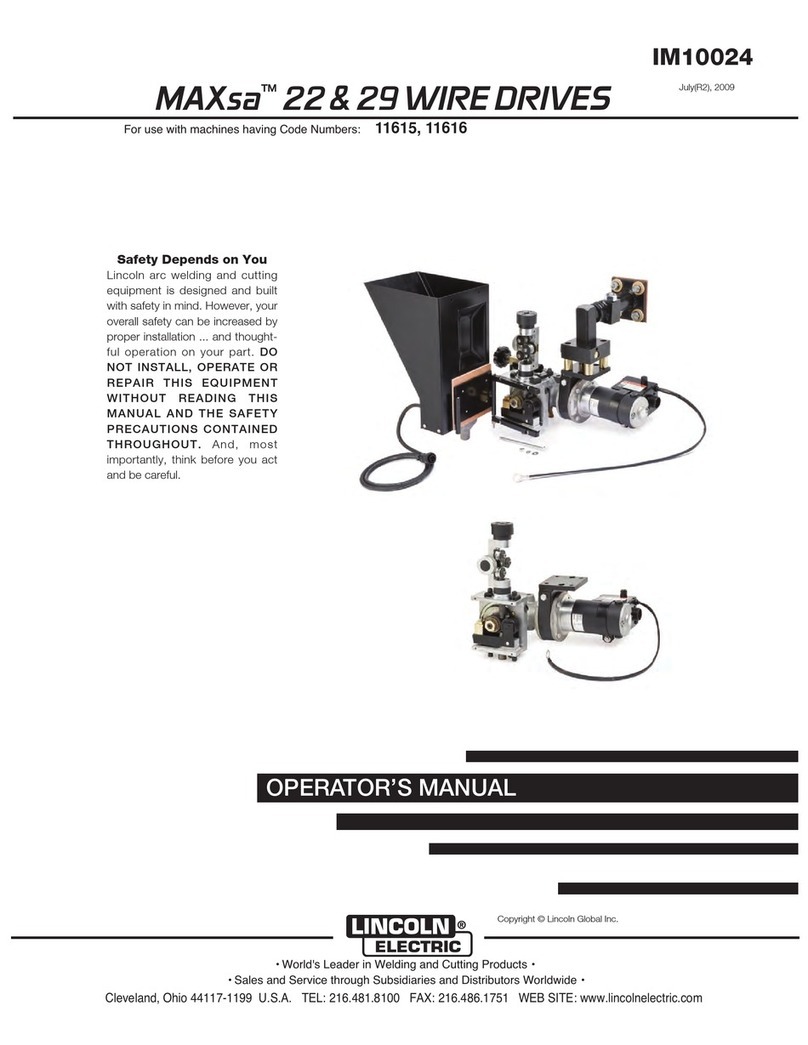Lincoln Electric MAXSA IM10024 User manual