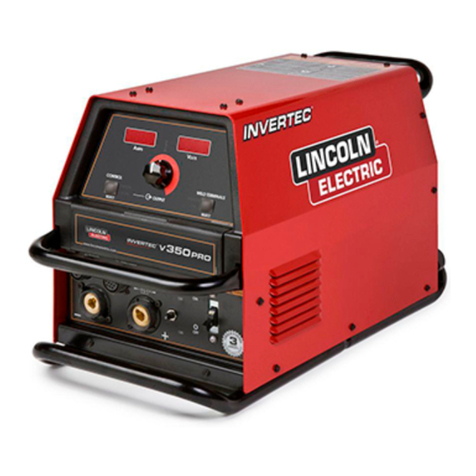Lincoln Electric INVERTEC V350-PRO IM708 Operator's manual Lincoln Electric INVERTEC V350-PRO IM708 Operator's manual