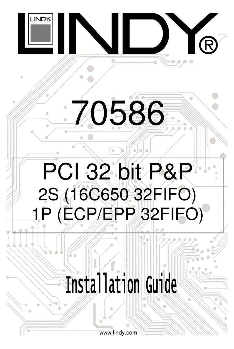 Lindy 70586 installation guide