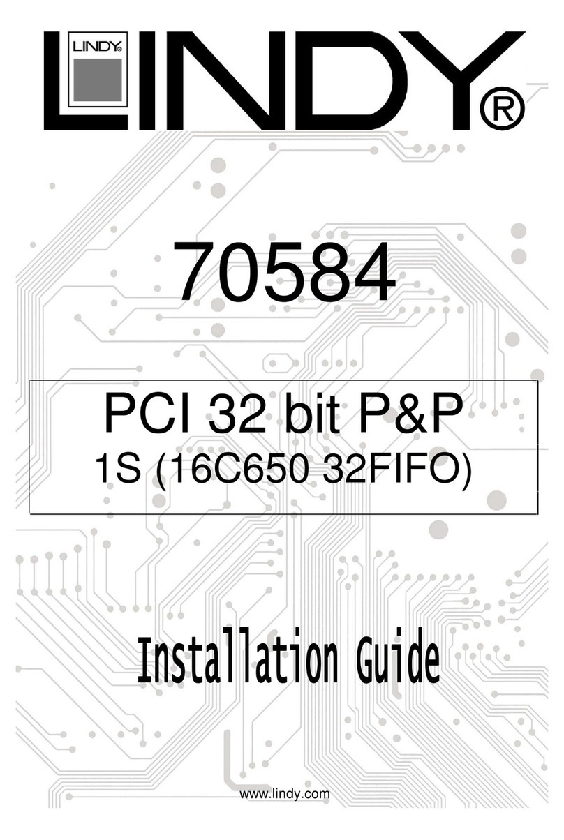 Lindy 70584 installation guide