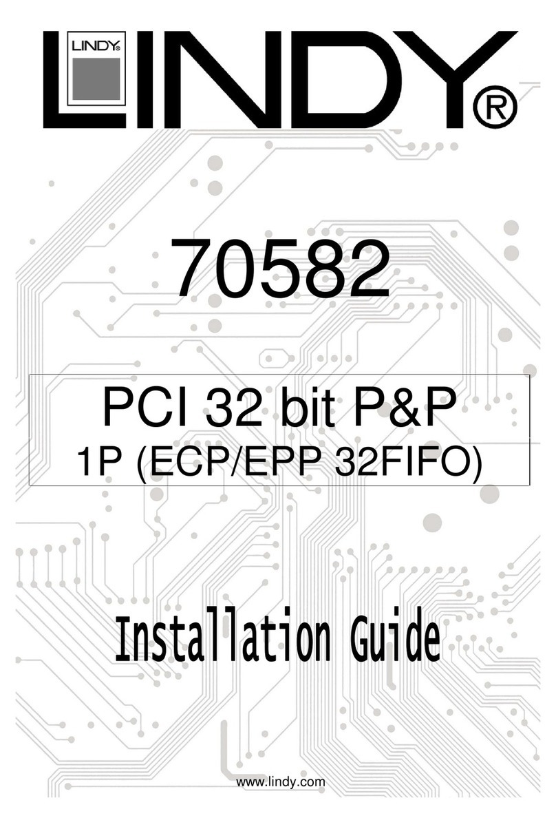 Lindy 70582 User manual