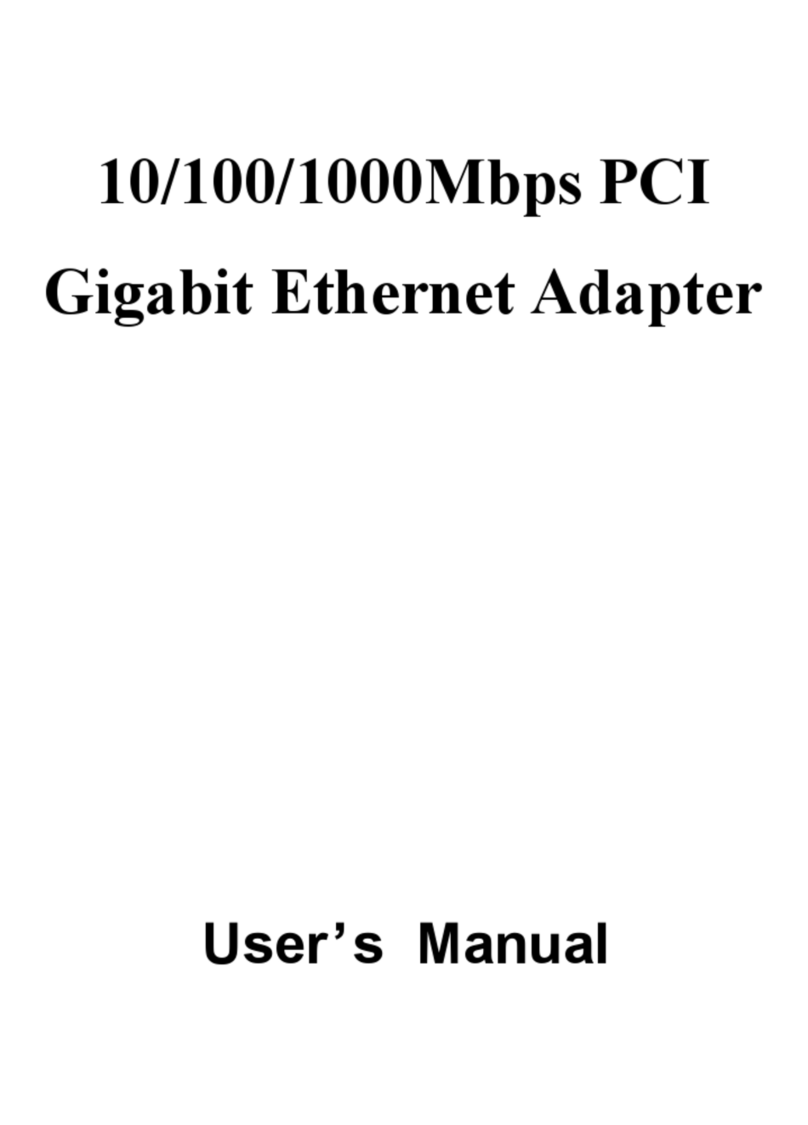 Lindy 10/100/1000Mbps PCI user manual