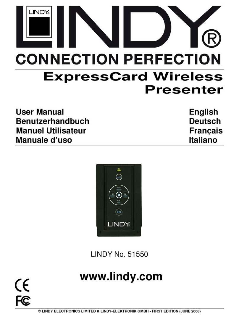Lindy 51550 User manual