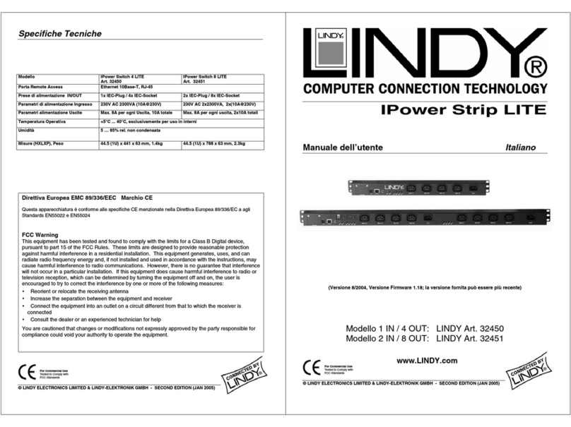 Lindy 32450 user manual