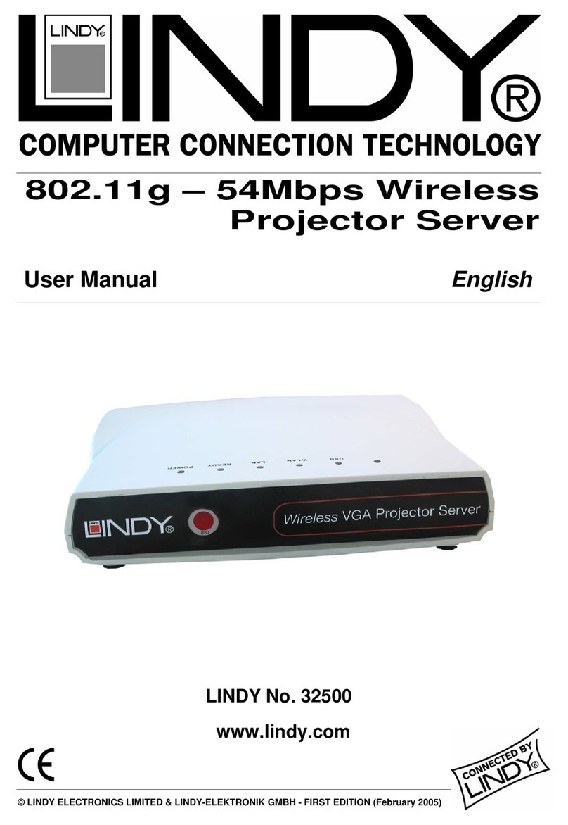 Lindy 32500 User manual