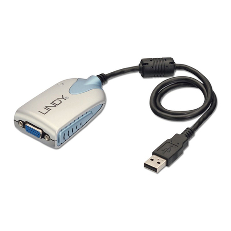 Lindy USB to VGA Adapter 42983 user manual