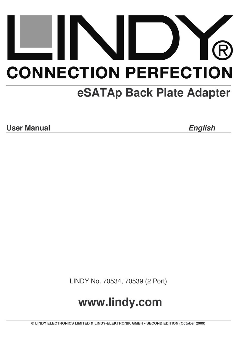 Lindy 70534 user manual