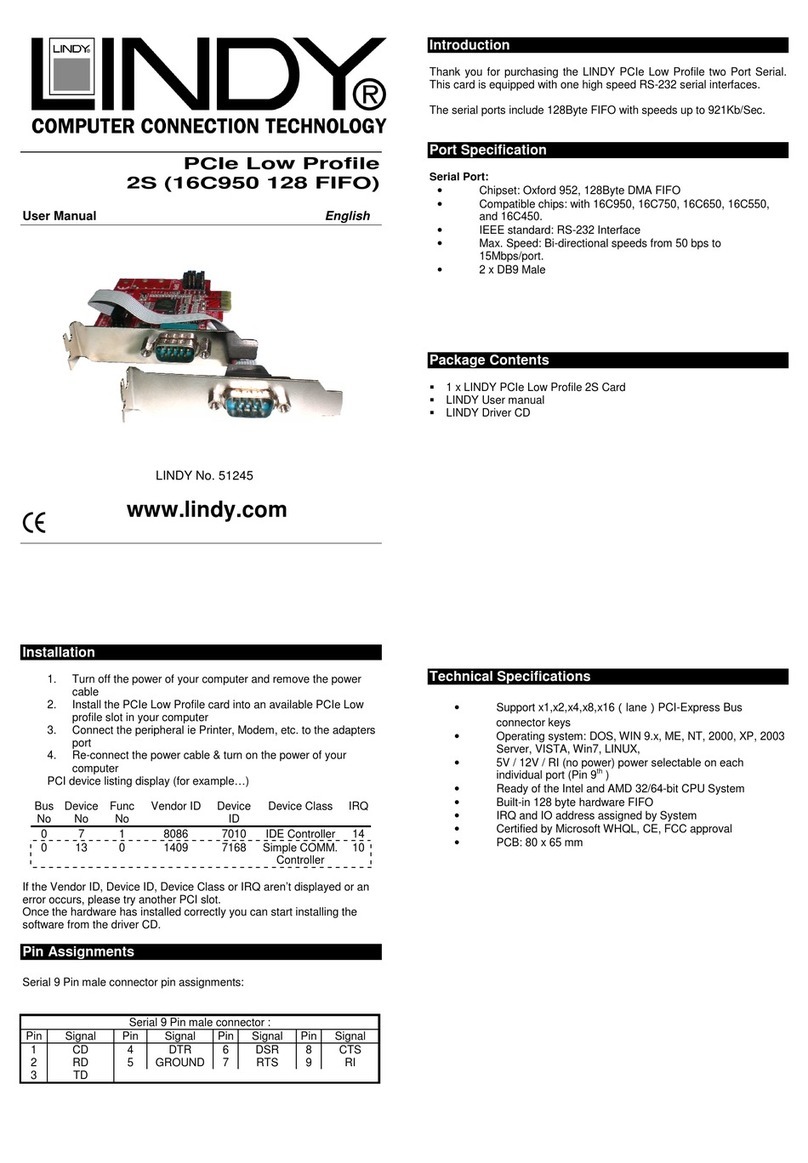 Lindy 51245 user manual