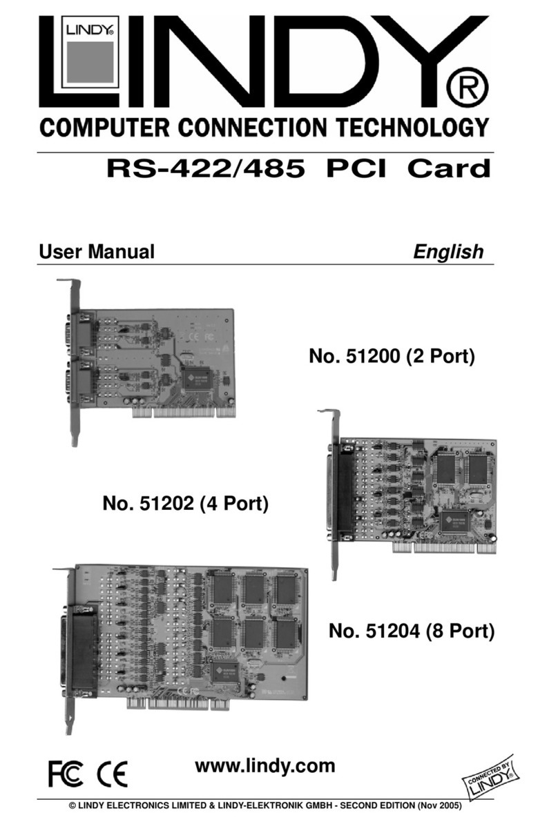Lindy RS-422/485 user manual