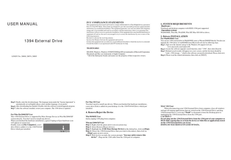 Lindy 20689 user manual