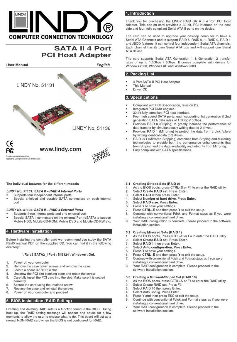 Lindy 51131 User manual