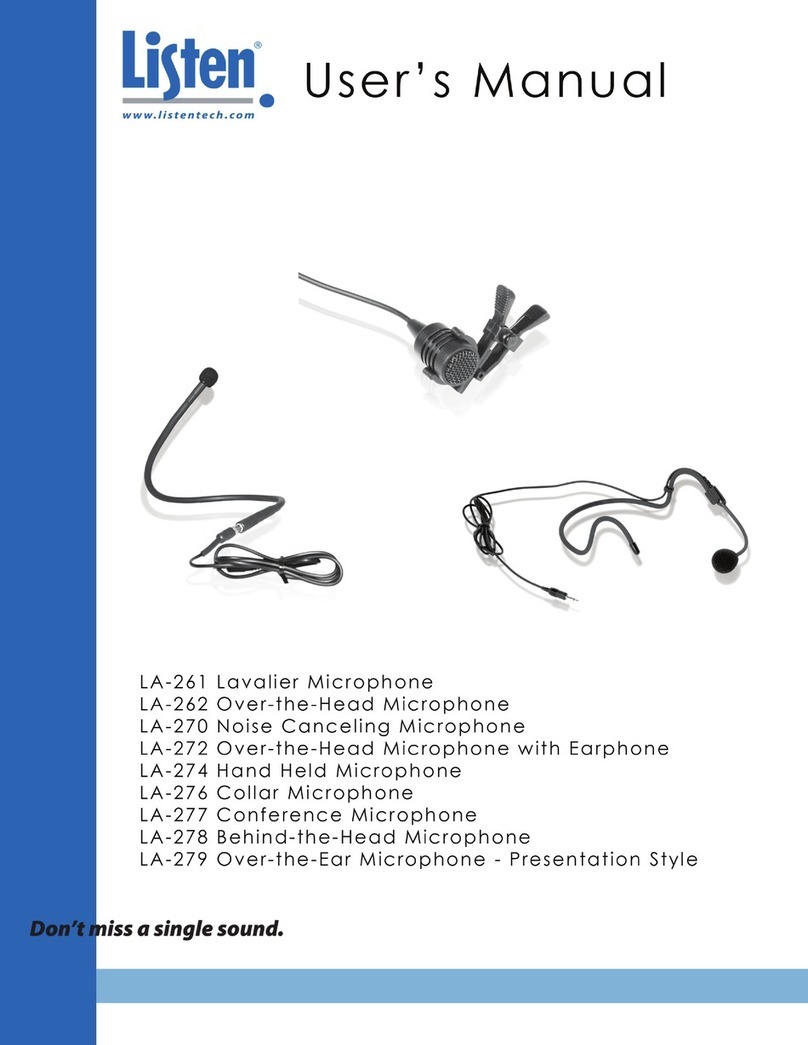 Listen Technologies LA-261 user manual