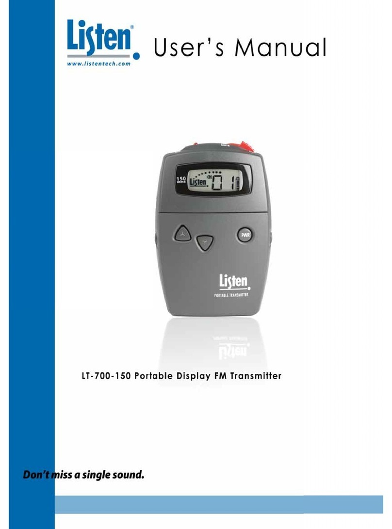 Listen Technologies LT-700-150 user manual